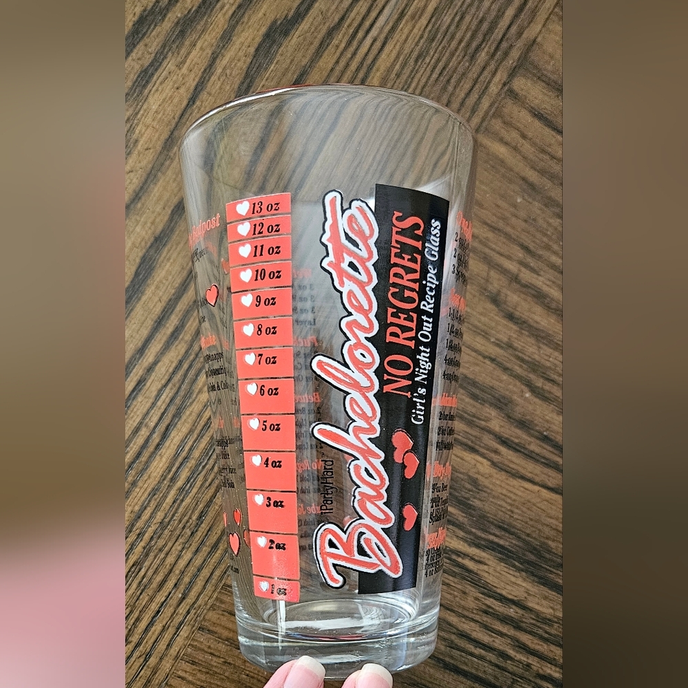 Bachelorette No Regrets Pint Glass